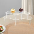 thumbnail image 6 of MEIBUTYUP Clear Acrylic Cake Stand Display Holder for Cakes, Pastries, and Desserts - 1 Set Elegant Dessert Stand, 6 of 6