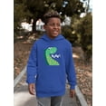 thumbnail image 2 of Big Dinosaur Roar Hoodie Juniors -Image by Shutterstock,  x-Large, 2 of 4