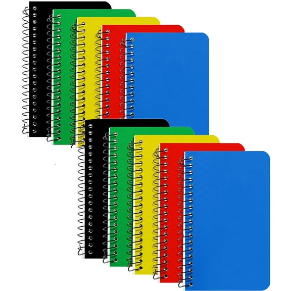 Bexikou 12 Pack Small Notebooks Memo Pads,3 x 5 Inches Pocket Notebooks,Lined College Ruled Paper,Mini Note Pads for Home, Office, College, 60 Sheets,Assorted Colors
