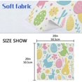 thumbnail image 7 of Coolnut Happy Easter Day Cloth Napkins Set of 1,Reusable Washable Polyester Dinner Table Napkins for Family,Kitchen,Dining,Party Decor, 7 of 7
