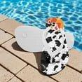 thumbnail image 3 of Psesaysky Boys Girls Flip Flops Flame Cow Print Child Summer Slip-on Thong Sandals Beach Pool Water Shoes(Little/Big Kid) Size 10, 3 of 7