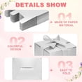thumbnail image 2 of Small Gift Boxes Tutuviw 30 Pcs Kraft Gift Boxes with Lids Mini Party Favor Boxes with Ribbon Paper Boxes for Women Girl Birthday Bridal Shower Party DIY Decor (Silver, 2 x 2 x 2 in), 2 of 3
