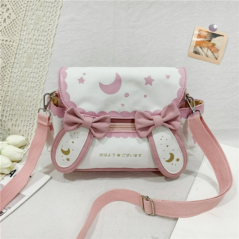 Corduroy Shoulder Bags For Girl Sweet Cute Casual Totes Japan