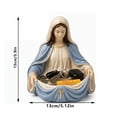 thumbnail image 4 of HaiSphere Handmade Figurine Key Tray - Resin Tabletop Storage Organizer Dish for Keys Mail, Decorative Entryway Desk Shelf Catchall for Office, 4 of 5