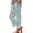 Dark blue, variant on Womens Dress Pants Women's Linen Printed Fashionable Simple Casual Loose Pants