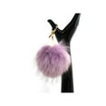 thumbnail image 1 of CC Porte-Clés en Fausse Fourrure pour Cellulaire, Lilas, 1 of 1