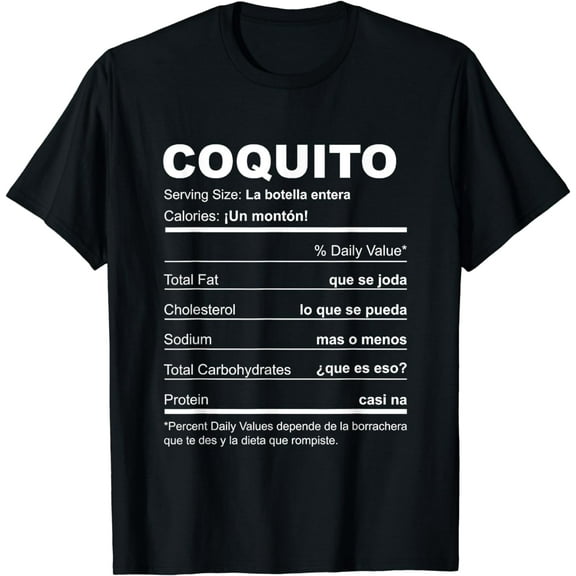 Navidades Puerto Rico Receta Coquito Boricua T-Shirt