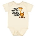 thumbnail image 3 of Inktastic Oh Were You Waiting for Me with Baby Giraffe Boys or Girls Baby Bodysuit, 3 of 5