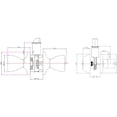 thumbnail image 3 of Polished Brass Entry Door Knob and Single Cylinder Deadbolt Combo, 6-Way Universal Fit, 3 of 11