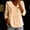 A#Khaki, variant on Long Sleeve Crew Neck T Shirts for Women V-Neck Womens Collar Long Sleeve Button Down Shirts Cotton Blend Casual Solid Color Shirts Long