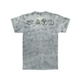 thumbnail image 2 of Led Zeppelin Men's Man With Sticks Tie Dye T-shirt XX-Large Light Grey, 2 of 2
