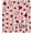 Pink Red, variant on Valentine''s Day Shower Curtain Black Red Love Heart Romantic Sweetheart Sweet Couple Lover Theme Holiday Bathroom Curtains Decor with Hooks