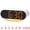 Orange, variant on Unique Bargains Oval Alarm Clock Decorate for Bedroom White