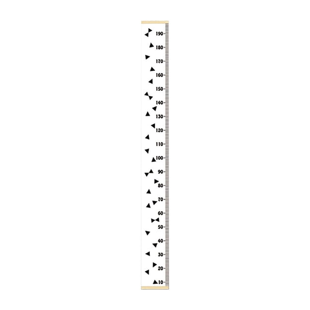 Wall Hanging Decor,Scandinavian Style Minimalist Childrens Room Decor with Hanging Picture Height Ruler Wall Art