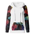thumbnail image 3 of Women Multiple Sizes Multiple Color Sexy Smart Nice Printing Long Sleeve Polyester Top Blouse Shirt(Red,XL), 3 of 4