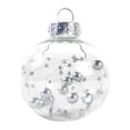 thumbnail image 3 of TureClos - Bolas colgantes navideñas, 24 unidades, rojas y blancas, irrompibles, para decoración de fiestas navideñas, bodas, 3 of 6