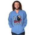 thumbnail image 5 of Gargamel Up to No Good Smurfs Villain Zip Up Hoodie Men's Women's Brisco Brands X, 5 of 6
