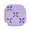 Purple, variant on Melvexa Freshener Holder Silicone, Hollowed-out Flower-shaped Fragrance Diffuser, for Bathroom Living Room Wardrobe, White