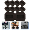 10pcs Furniture Coasters Chair Caster Cups Felt Furniture Feet Cups