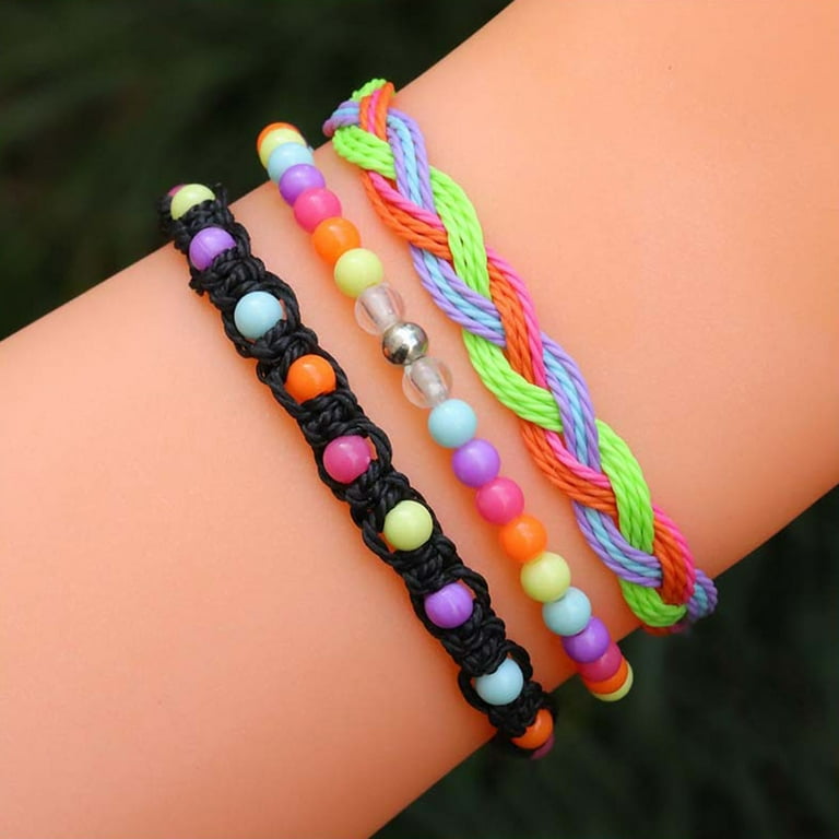 12Pcs Friendship Bracelets for Teen Girls Handmade, Colorful
