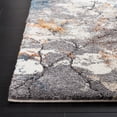 thumbnail image 3 of SAFAVIEH Cyrus Darian Abstract Shag Area Rug, Gray/Ivory, 5'5" x 7'6", 3 of 11