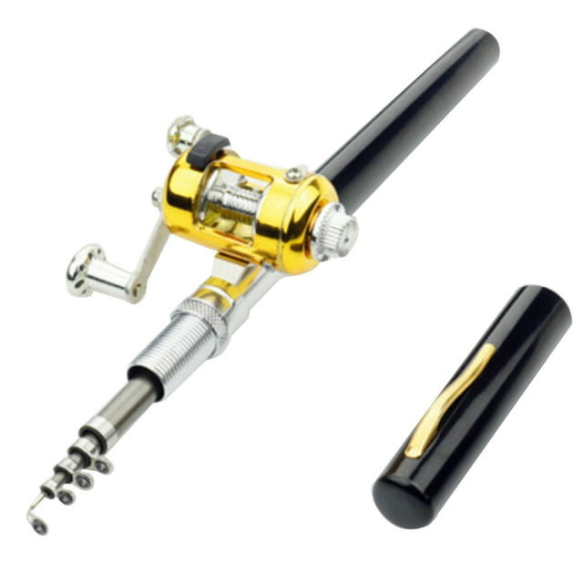 Bangcool Fishing Rod Portable Ultralight Sturdy Pocket Fishing Pen Fishing Rod Reel Combo