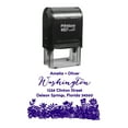 thumbnail image 1 of Printtoo Personalized Violet Self Inking Wedding Invitation Custom Address Rubber Stamper-60 x 40 mm, 1 of 6