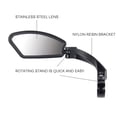thumbnail image 4 of maskred 1pcs Bike Rearview Mirror Universal Stainless Steel Lens Handlebar Bike Mirror Safe Rearview Mirror Accessories No.01, 4 of 5