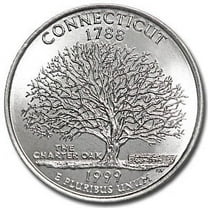 1999-D Connecticut State Quarter BU