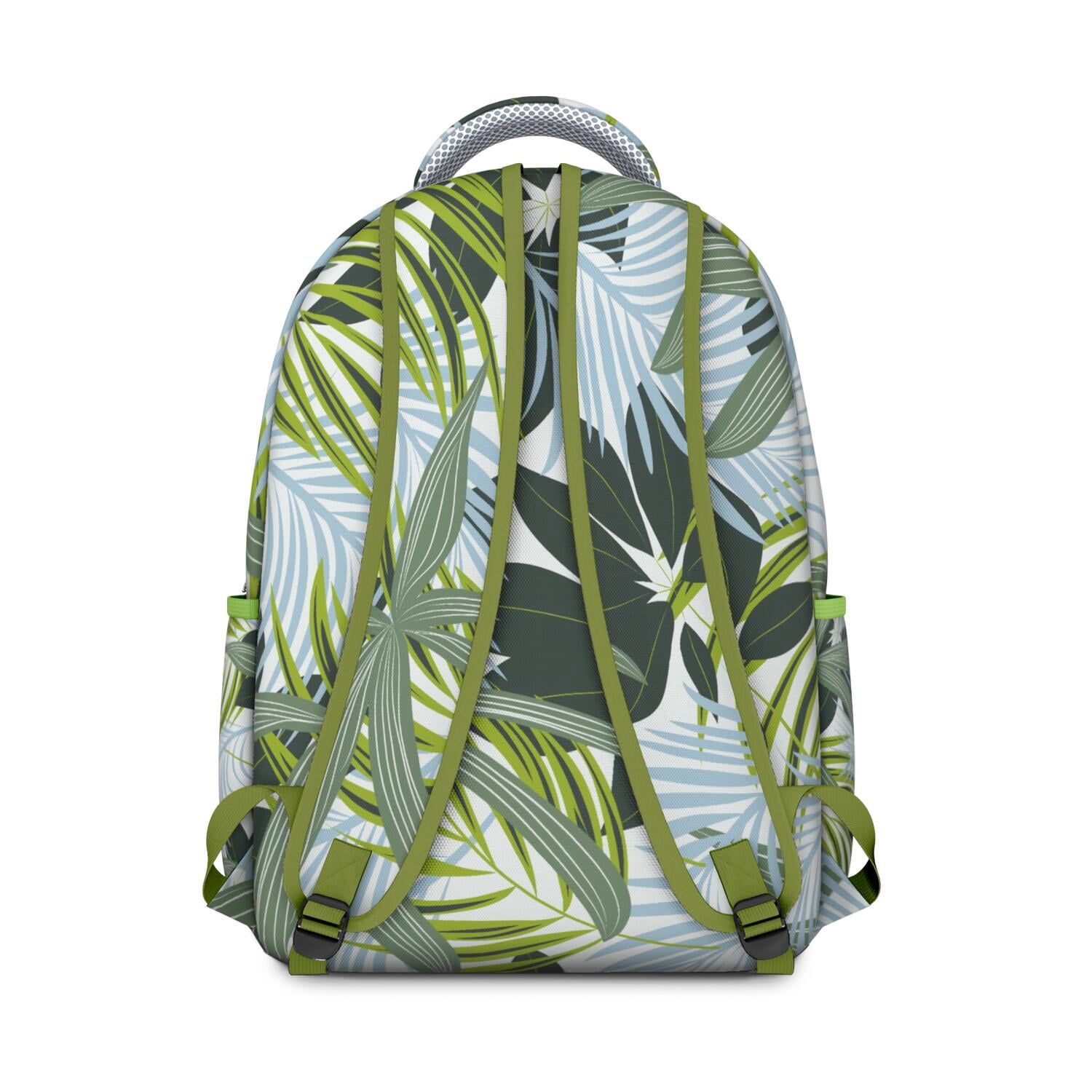Hawaiian Themed Ergonomic School Backpack, Breathable Mesh Straps & Waterproof Exterior for All-Day Comfort