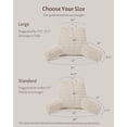 thumbnail image 2 of Reading Pillow Backrest Pillow with Shded Memory Foam for Adult & Children Designed for Bed and Couch Sitting Up Includes Arms Pockets and Washable Cover Off, 2 of 7