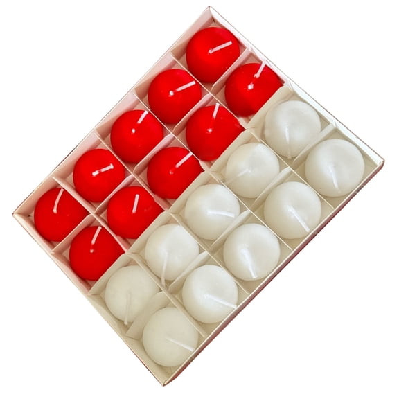 White Floating Candle, Unscented SoyWax Waterproof Tealights for Pool, Spa, Bathtub Decoration, 3.5-4 Hour Burn Time