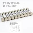 thumbnail image 2 of Ruibeauty 3Pcs 30A Consumer Unit Fuse Box Fuse 30 Amp PV DC Fuse 1000V 10x38mm, 2 of 5