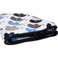 thumbnail image 5 of Bacati Blue and Grey Elephants Nursing Pillow Cover, 5 of 6