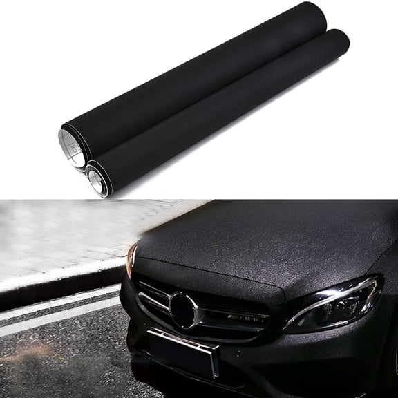 CCOCC Black Sandy Glitter Vinyl Car Wrap Film Car Sticker DIY Styling Adhesive Air Release Decal Wrapping For Car Motorcycle Boat