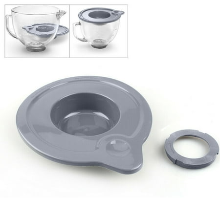 

Leaveforme Tilt Head Lid Sealing Cover for KitchenAid K5GB 5-Quart Mixer Glass Bowl Holder
