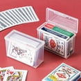 thumbnail image 3 of New Transparent Plastic Boxes Playing Cards Container PP Storage Case Packing Poker Game Card Box For Board Games, 3 of 14