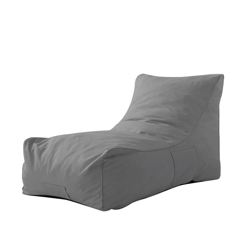 Loungie Resty Bean Bag Chair, Light Grey