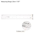 thumbnail image 2 of Unique Bargains Flexible Ruler 8 Inch 0.5mm Scale PET Plastic Covered Thickened Film Straight Ruler, 2 of 6