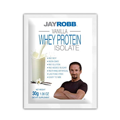 Jay Robb Whey Vanilla Isolate Protein Powder, Low Carb, Keto