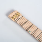 Batking Electric Headless Guitar Travel Guitar 7BK Multiscale Luminous Inlays Right-Handed 7 String