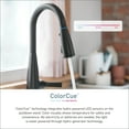 thumbnail image 3 of Moen Haelyn Single-Handle Pull-Down Sprayer Kitchen Faucet with ColorCue™ Temperature Indicator in Spot Resist Stainless, 3 of 12
