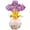 Purple, variant on Glass Rose, Crystal Clear Rose Bouquet, Artificial Flower in Clear Resin, Tabletop Decoration, Home Decor Centerpiece for Valentine's Day and Anniversary Gift