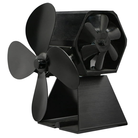 jovati Fan for Wood Stove Powered by Heat Stove Fan Wood Stove Fan Fireplace Fan Dual- Thermodynamic Fan Wood Stove Fan Heat Powered Fireplace Fan Heat Powered Wood Burning Stove Fan