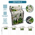 thumbnail image 6 of St. Patrick's Day Table Runner - 90 Inch Long Green Shamrock Gnomes Gold Coin Beige Cotton and Linen Blended Dress Scarves Farmhouse Table Runner for Kitchen Dining, Coffee Table, 13" x 90", 6 of 8