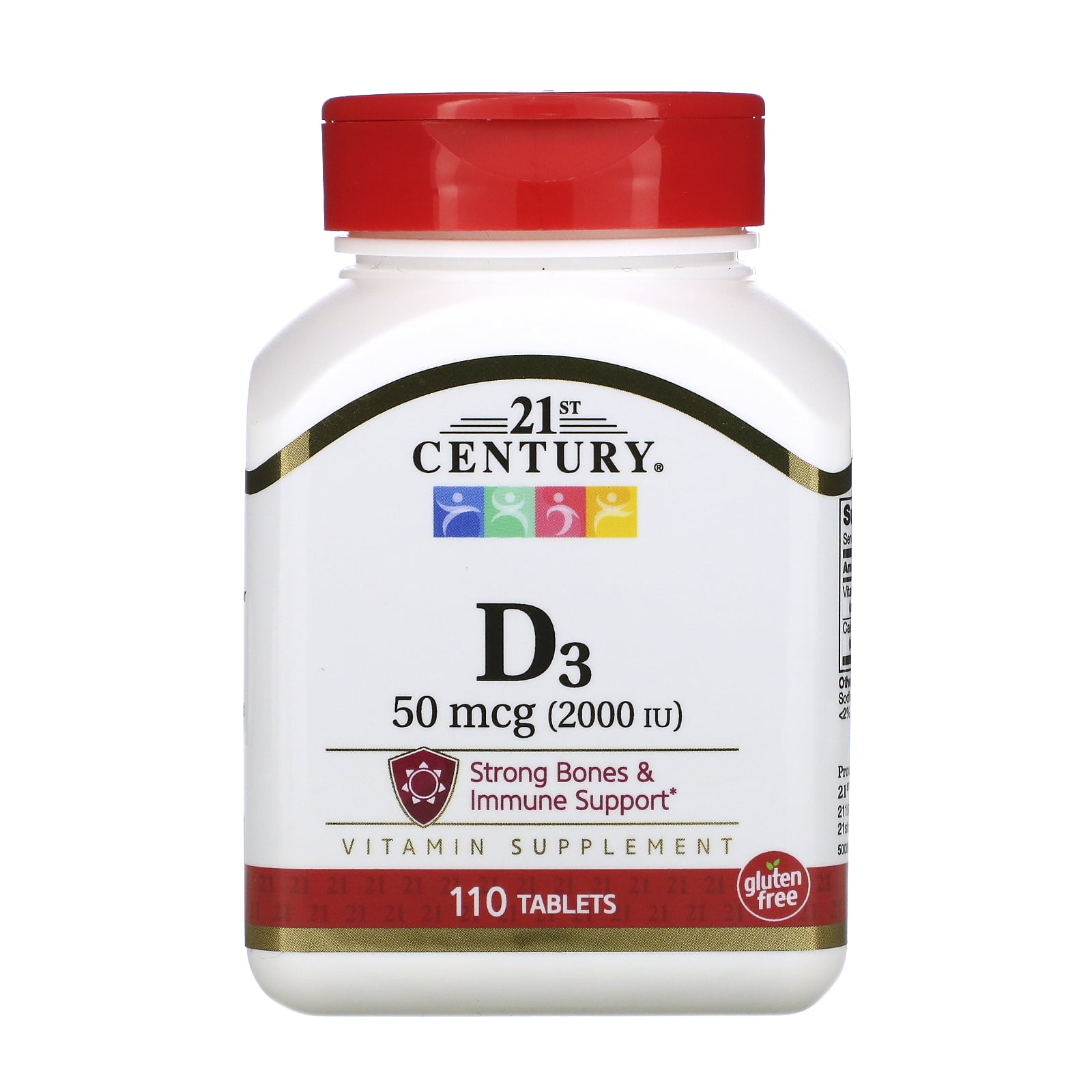 21st Century D32000 IU Vitamin Supplement Tablets, 110 Count Walmart