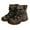 Black, variant on UTTOASFAY Women'S Ladies Retro Bohemian Style Boots Ankle Zip Short Boots Booties Casual Shoes Black 5-5.5(35)