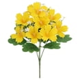 thumbnail image 3 of Artificial Bouquet Fake Flowers for Wedding Home Hotel Decoration Arrangement Centerpiece Photography Prop and Vase Filler Yellow 1Pcs, 3 of 6
