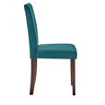 thumbnail image 5 of Modway Prosper Upholstered Fabric Dining Side Chair Set of 2 in Teal, 5 of 10