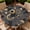 Black-Metal-Print, variant on YESAD Round Outdoor Tablecloth For Up To 36in With Umbrella Hole & Zipper Waterproof Elastic Edge Fitted Table Cover Big Sunflower For Patio Picnic Party, Lavender-Rosette_updated